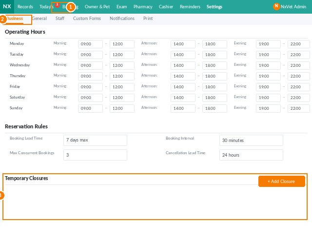 business settings screenshot 6 of 7