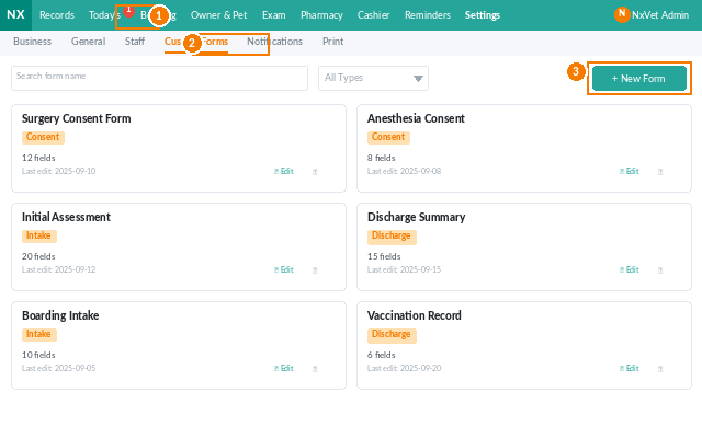 custom form screenshot 1 of 6