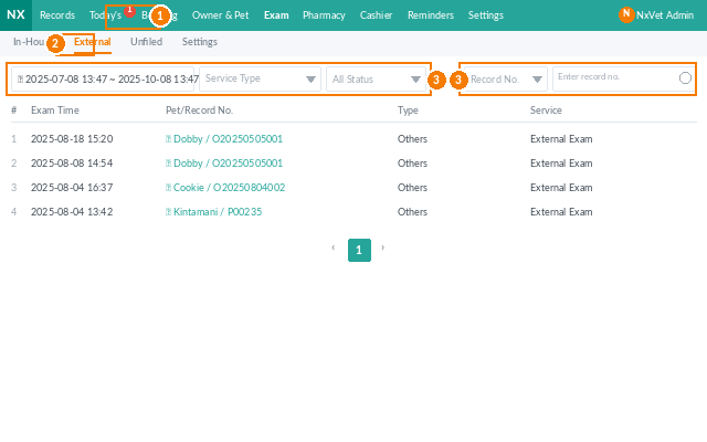 external lab test screenshot 1 of 2