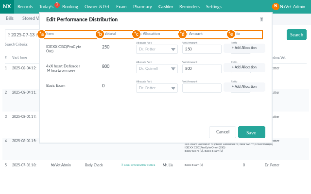 performance allocation screenshot 4 of 7