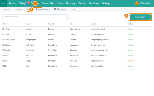 staff management screenshot 7 of 7